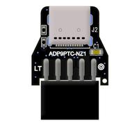 Cpolebev Modulo Scheda di Espansione USB 2.0 Adattatore Anteriore da 9 Pin A Type-C Scheda di Espansione da 20 A 9 Pin USB 2.0 da 9 Pin A Type-C Femmina A