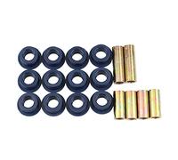 Cpolebev Molla Inferiore Anteriore + Sospensione Braccio Anteriore Superiore Un per Kit Boccole per Auto Club, Boccole Sostitutive 1016346,1016349,1016350, Blu