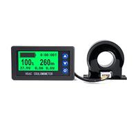 Cpolebev Monitor Batteria Hall Coulomb Meter DC 8-100V 100A Lifepo4 Agli di Litio -Acido Display Potenza Capacità