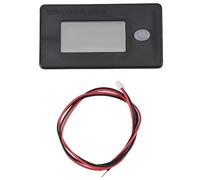 Cpolebev Monitor Della Capacità Della Batteria, Misuratore Della Batteria 10-100V, Misuratore 'Indicatore di Temperatura Fahrenheit Della Tensione Percentuale 12V 24V 48V