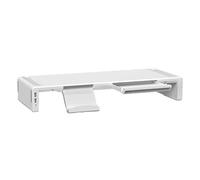 Cpolebev Monitor Incrementa Espansione USB Elevato e Desktop Pieghevole Archiviazione Desktop Aumenta Staffa Base B Facile da Usare