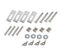 Cpolebev Morsetto per Binario un T da 4 Pezzi, Kit di Morsetti per Trattenere il Binario un T Mini Compatibile con 3018-PRO, 3018-PROVer, Router CNC 1810-PRO
