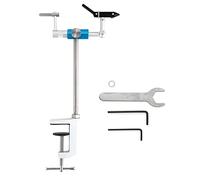Cpolebev Mosca in Lega di Alluminio Morsa con Rotazione A 360 Gradi Strumenti Ultraleggeri per Legare Mosche Jig Tying Vise C-Clamp Mount
