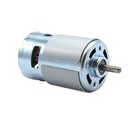 Cpolebev Motore 775 (Con Doppio Cuscinetto un Sfera 12-24V) Motore CC Ad Alta Coppia e Alta Velocità