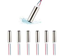 Cpolebev Motore A Vibrazione CC da 6 Pezzi 7X25 mm Motore A Vibrazione Impermeabile 1-6 V 8000-2000 /Min Adatto per Apparecchiature A Vibrazione