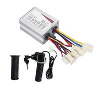 Cpolebev Motore Controller Spazzolato per Scooter Elettrico 24V 350W + Kit Manopola Acceleratore per Bicicletta Elettrica per Scooter Elettrico