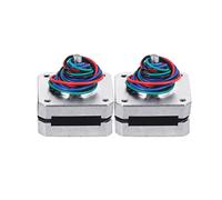 Cpolebev Motore Passo-Passo Nema 17 un 4 Derivazioni 2 PZ 17Hs08-1004S 20Mm 1A 13Ncm (18.4Oz.In) 42 Motore Nema17 Stepper per Stampante 3D DIY Cnc