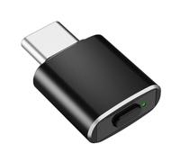 Cpolebev Mouse Jiggler USB C Mouse Mover Automatico Non Rilevabile di Tipo C 3 modalità di Oscillazione Driver-Free per Mantenere Il Computer Sveglio Nero