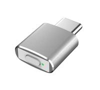 Cpolebev Mouse Jiggler USB C Mouse Mover Automatico Non Rilevabile di Tipo C 3 modalità di Oscillazione Driver-Free per Mantenere Il Computer Sveglio