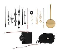 Cpolebev Movimento 'Orologio del Grilletto del Pendolo al Quarzo Carillon Musicale Completatore Parti di Riparazione Meccanismo Un Parete DIY con 4 Paia di Lancette 'Orologio