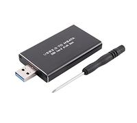 Cpolebev MSATA Un USB USB 3.0 Un MSATA SSD Enclosure USB3.0 Un MSATA Case Hard Disk Adapter M2 SSD External HDD Box HDD Case