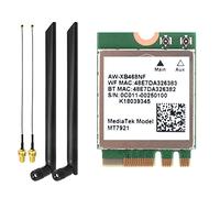 Cpolebev MT7921 WIFI6 2.4G 5G Scheda di Rete Gigabit Computer Desktop Laptop Scheda di Rete Wireless Integrata con Antenna Esterna