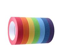 Cpolebev Nastro per Mascheratura Colorato,Nastro per Pittori per Arti e Mestieri,Nastro per Disegno,Nastro per Nastro In CartaNastro Colorato,e Durevole
