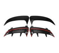 Cpolebev Nero Paraurti Posteriore Splitter Spoiler Posteriore Canard Air Vent Trim per un Class W177 A180 A200 A250 A45 2019+