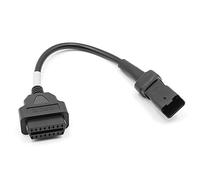 Cpolebev OBD per Moto per Diagnostico un 4 Pin Diagnostico Adattatore da 4 Pin un OBD2 un 16 Pin