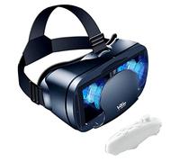 Cpolebev Occhiali VR Occhiali 3D per Realtà Virtuale Un Schermo Intero VR Set Occhiali per Realtà Virtuale 3D, Occhiali VR Regolabili con Gamepad