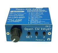 Cpolebev Open CW Keyer MK2 Rifinito con Guscio nel Alluminio CW Keyer MK2 Kit velocità CW Regolabile da 1 A 999 WPM