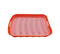 Cpolebev Orange-6 In 1 Macchina per Salsicce Stampo Fai-Da-Te per Hot Dog Stampo In Silicone per Prosciutto Fatto A Mano Macchina per Alimenti Gadget da Cucina Durevoli