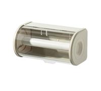 Cpolebev Organizer per Asciugamani di Carta da Bagno, Supporto per Montaggio A Parete su Rotolo Grande con Copertura Trasparente Antipolvere, Dispenser per Fazzoletti Moderno, A