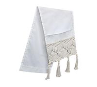 Cpolebev Organizer per Braccioli per Divano in macramè, Supporto per, Divano, Comodino, Poltrona, Cestino Portaoggetti, per Riviste, Libri (A) Durevole e Facile da Usare, Circa 120 X 30 cm