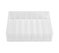 Cpolebev Organizer per Palette di Ombretti - Supporto per Organizer per Palette nel Acrilico per Trucco Diviso nel 7 Sezioni per Il Trucco di Cosmetici Vanity