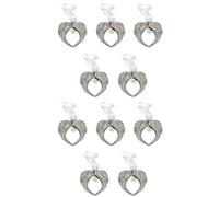 Cpolebev Ornamenti Natalizi Ala Un Pezzo di Cuore È in Ornamento per Albero di Natale Ornamento Commemorativo su Due Lati Durevole Facile da Usare 6,5 X 6,8 cm