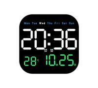 Cpolebev Orologi da Parete Digitali Orologio da Tavolo Elettronico A LED 12/24H Sveglia LED A Parete con A