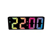 Cpolebev Orologio A LED Display A LED Orologio da Tavolo Moderno per La Casa (Modello Black Shell Black D)