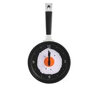 Cpolebev Padella Orologio con Fritto - ' Cucina Cafee' Orologio a Parete - Verde