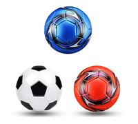 Cpolebev Pallone da Calcio Professionale da 3 Pezzi Misura 5 Pallone da Calcio Ufficiale da Allenamento per Competizione Calcio All'Aperto