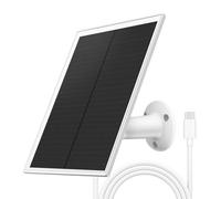 Cpolebev Pannello Fotovoltaico per Scheda di Ricarica di Sicurezza per Sorveglianza di Sicurezza Esterna Impermeabile A Bassa Potenza USB da 6W 5V, B