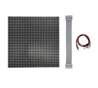 Cpolebev Pannello Schermo LED per Esterni P6 32X32 Pixel Modulo Display LED 192X192Mm Pannello Schermo LED A Colori RGB con Scansione 1/4