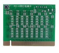 Cpolebev PCI-E 16X 8X PCI Express Slot Tester per Scheda Madre Rileva il Southbridge Short o Open PCI-E con Light Tester