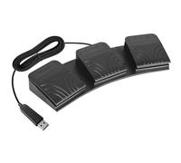 Cpolebev Pedale per Tastiera con Interruttore A Pedale Triplo per PC Combinazione Personalizzata di per Giochi per PC Pedale per Tastiera per PC Portatile