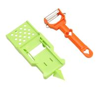 Cpolebev Pelapatate, Affettatrice, Kit Pelapatate Multiplo, Pelapatate Multiuso Domestico per Cucina, Affettaverdure e Frutta, Pelapatate Multicoltello
