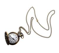 Cpolebev Pendente Bronze antico Bronze Spiderweb modello del quarzo orologio da tasca Orologio