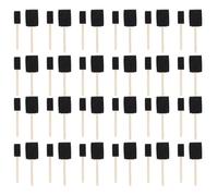 Cpolebev Pennelli in Schiuma, Include 50 Pennelli in Spugna, Pennelli da 25 X 1 Pollice e Pennelli da 25 X 2 Pollici, Materiale Artistico per la Pittura