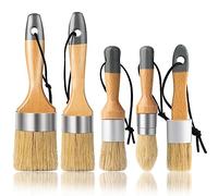 Cpolebev Pennelli per Pittura A Pennelli per Pittura A Set di 5, A, per Tutti I Tipi di Pittura e Ceratura