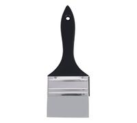Cpolebev Pennello per Modellare i Colori nel Silicone Pennello per Pittura nel Silicone Piatto e, Strumento Flessibile per Pittura nel Acrilico e un Base d'Acqua, 3 Pollici
