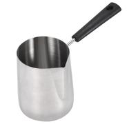 Cpolebev Pentola Scaldaburro da 600 Ml, Caffettiera Turca, Pentola per Piano Cottura in Acciaio Inossidabile con Beccuccio per Tè, Riscaldamento
