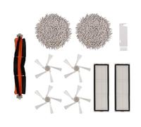 Cpolebev Per Accessori per Aspirapolvere Bot W10 W10Pro, Laterale Principale, Filtro HEPA, Pezzi di Ricambio per Panno per