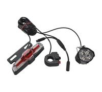Cpolebev per BBS01 BBS02 Mid Drive Motor Bici Elettrica Set di Luci di Impermeabile con Segnale di Svolta del Freno Luce della Bici