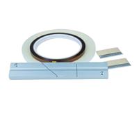 Cpolebev Per Blocchi di Giunzione Universali per Nastro REVOX/STUDER da 1/4 di Pollice + Set di Kit di Riparazione Nastro di Tenuta Ultimo Articolo Disponibile(B) Durevole Facile da Installare Facile