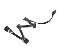 Cpolebev per Disco Rigido con Prolunga di Alimentazione SATA da 15 Pin 1 Adattatore da Splitter per Alimentazione un 5 Femmina per PC DIY