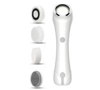 Cpolebev per La Pulizia del Viso, Elettrica per il Viso Impermeabile IPX7, 2 Velocità Regolabili, Detergente per Spazzole per il Viso