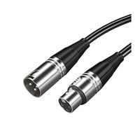 Cpolebev per Microfono XLR un Femmina un 3 Pin Audio XLR Mixer per Chitarra Altoparlante Patch Panel 1,5 Metri