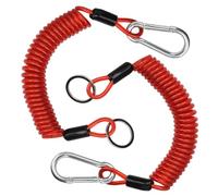 Cpolebev per Rimorchio Staccabile da 2 Pezzi da 6 Piedi, di Sicurezza Staccabile per Rimorchio A Spirale per Traino A Molla per Rimorchio