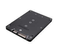 Cpolebev per Scheda Adattatore M.2 NGFF a 2,5 Pollici SATa SSD/MSATa a SATa (Chiave B per Adattatore PC M2 +M Presa Desktop NGFF)