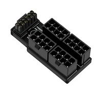 Cpolebev Per Scheda Grafica 4090 4080 ATX3.0 4X8Pin 12+4Pin Adattatore di Alimentazione Connettore Ad Angolo di 180 Gradi per di Alimentazione,B