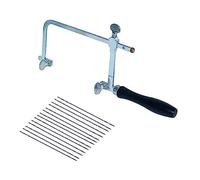 Cpolebev per Seghetto Alternativo Mobile con 12 Lame per per Gioielli Assortite Strumento per il Taglio di Gioielli In